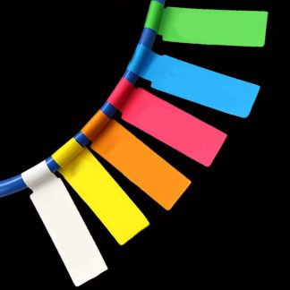 Dit zijn de kabel labels scheurvast in verschillende kleuren