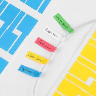 Beschrijven van labels met een stift